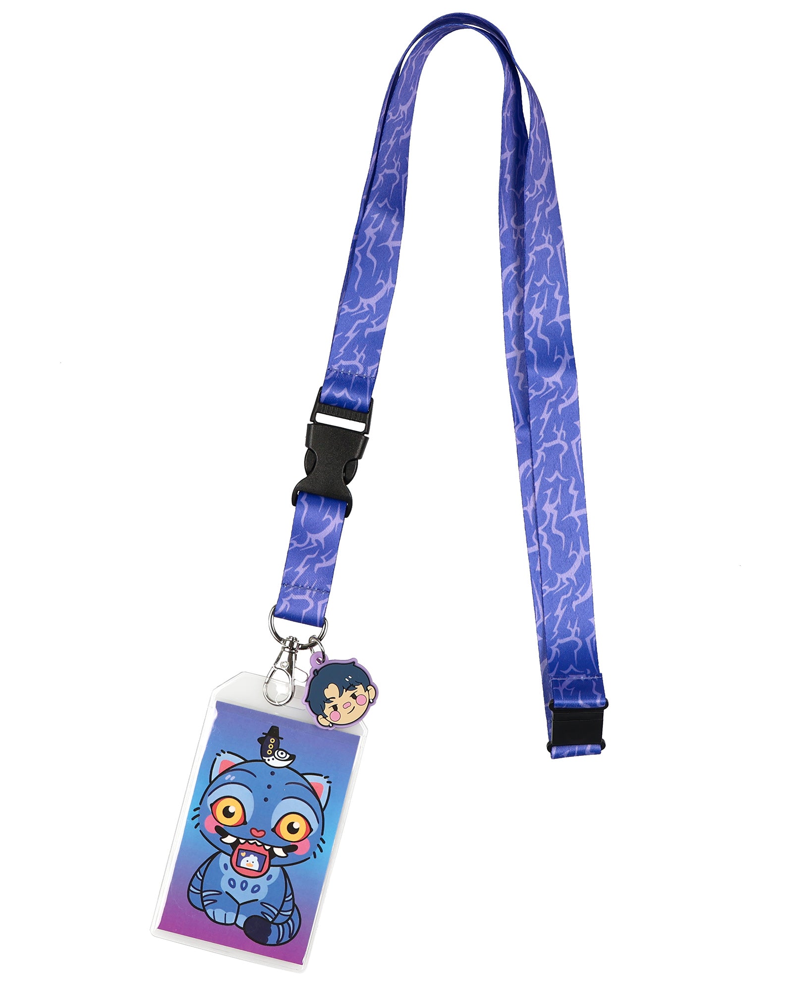 K-Pop Demon Hunters Lanyard Derpy Sussie Clear ID Badge Holder and Charm