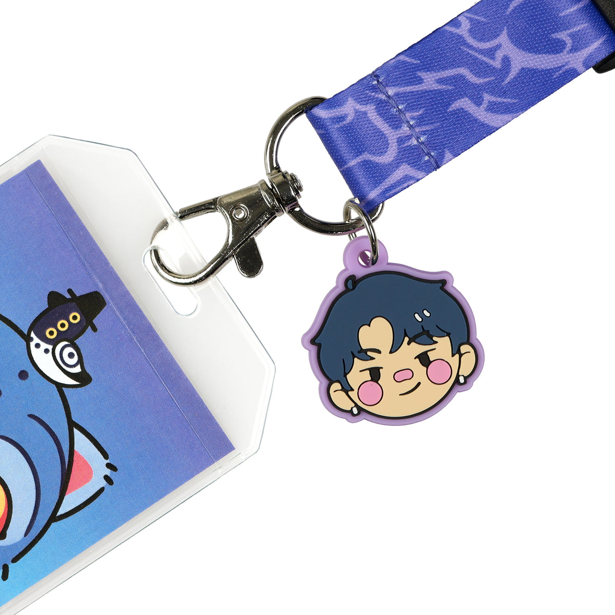 K-Pop Demon Hunters Lanyard Derpy Sussie Clear ID Badge Holder and Charm