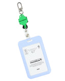 Minecraft Creeper Retractable Reel ID Badge Holder Keychain with Carabiner