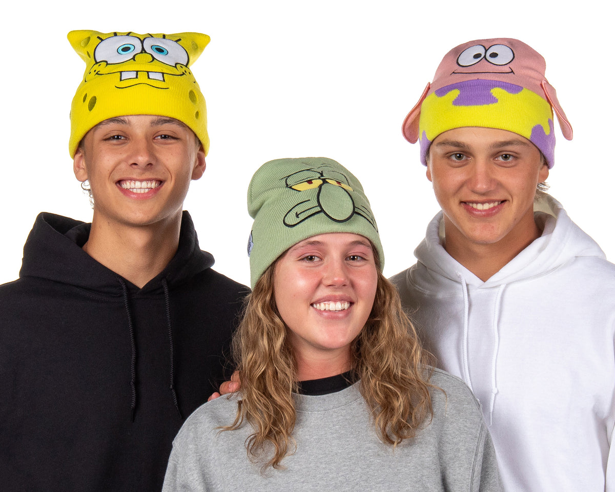 Nickelodeon SpongeBob SquarePants and Friends Adult Character Cuffed Beanie Hat