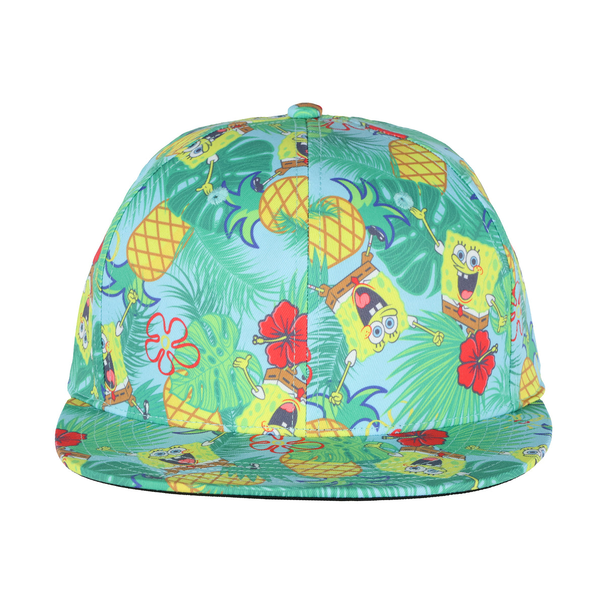 SpongeBob SquarePants Hat Adult Pineapple Tropical Snapback Cap OSFM