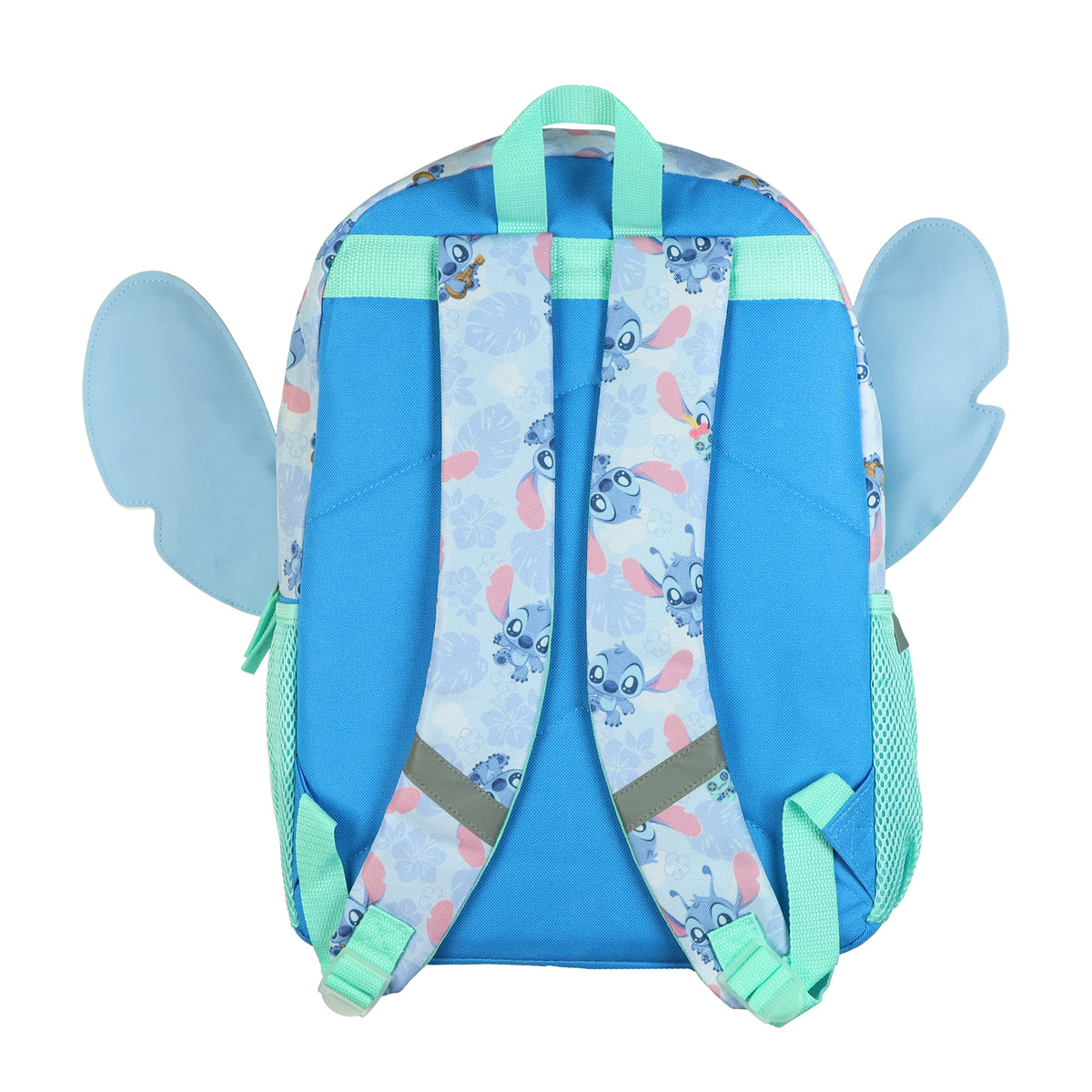 Disney Lilo & Stitch Backpack 16" 3D Character Bookbag with Scrump Coin Pouch