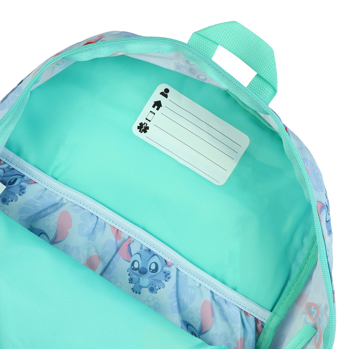 Disney Lilo & Stitch Backpack 16" 3D Character Bookbag with Scrump Coin Pouch