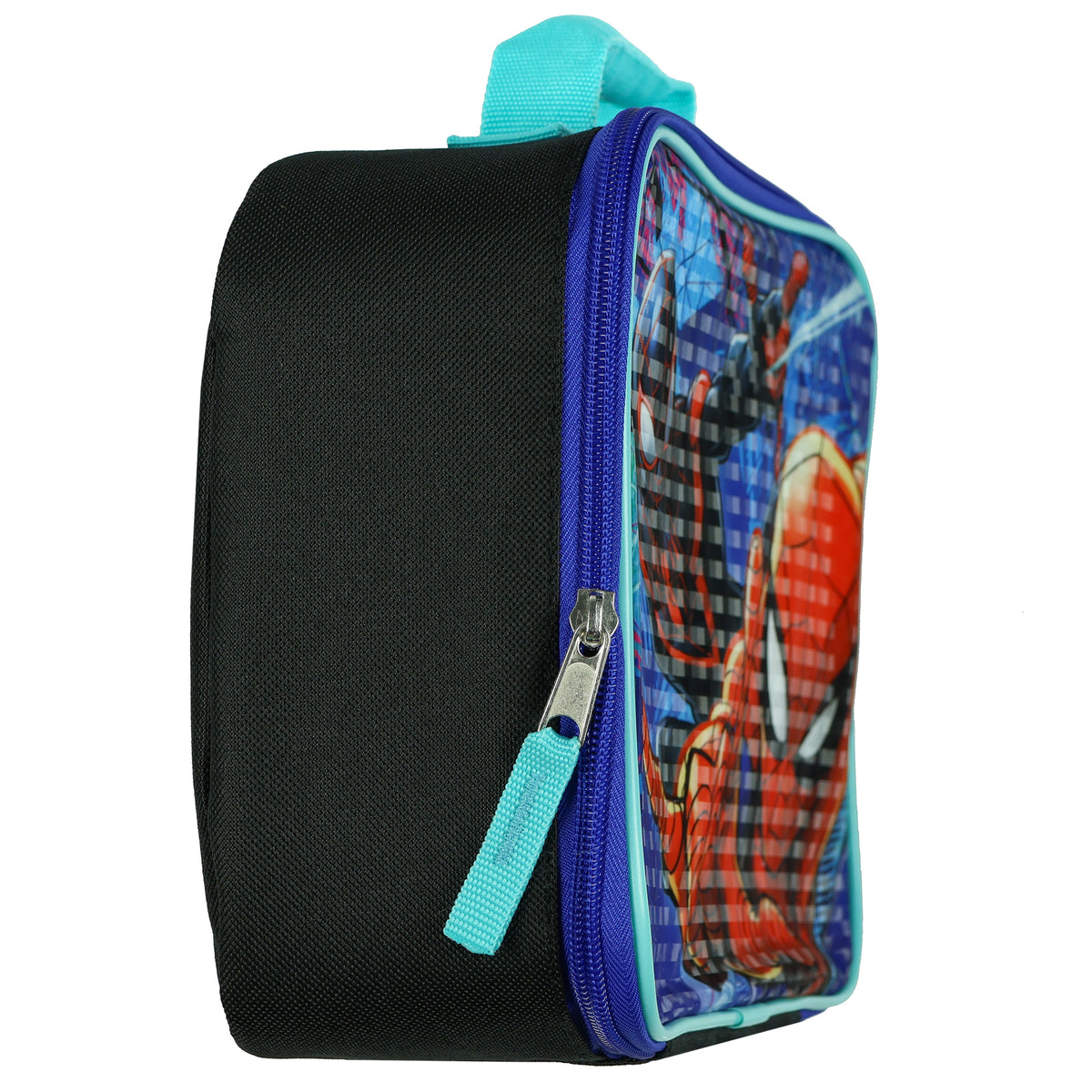 Marvel Lunch Box Spider-Man vs Miles Morales Insulated Full Zip Tote Bag 10"