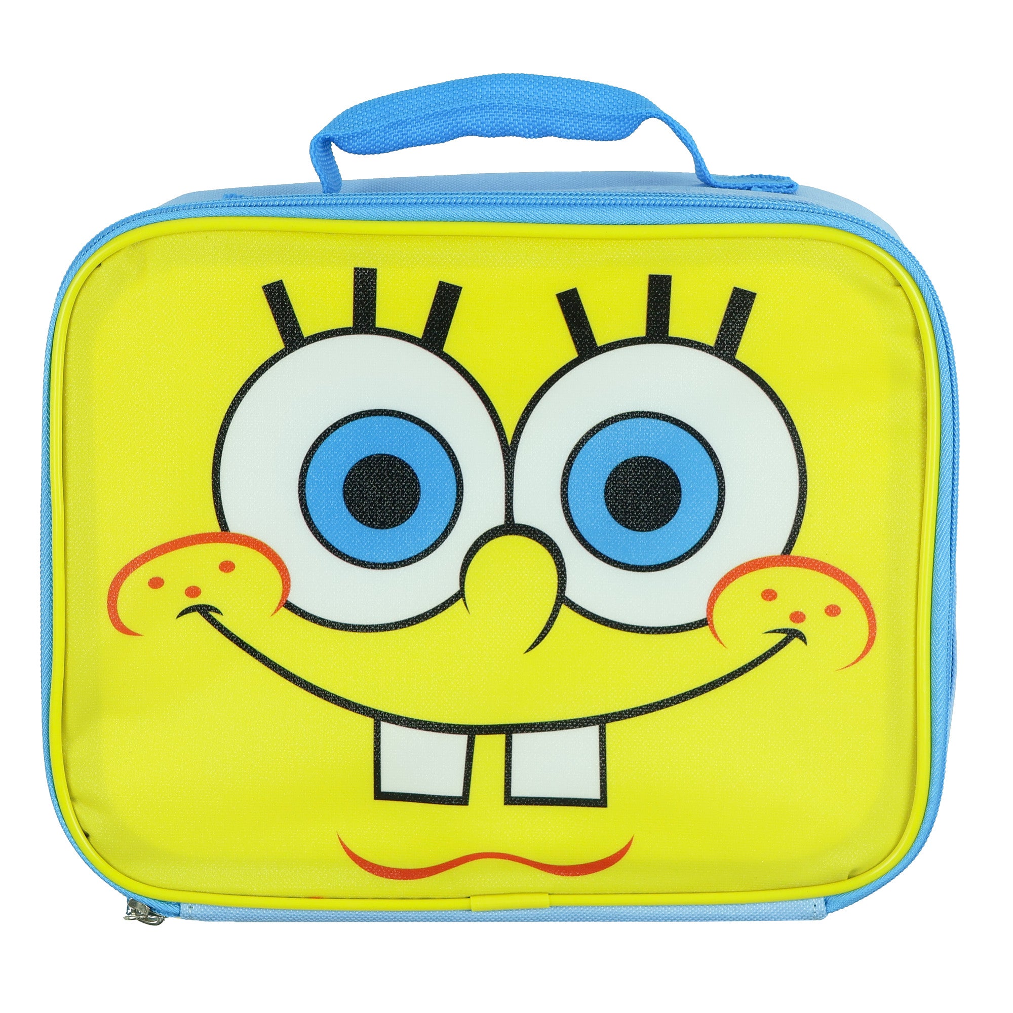 Nickelodeon SpongeBob SquarePants Lunch Box Insulated Full Zip Tote Bag 10"