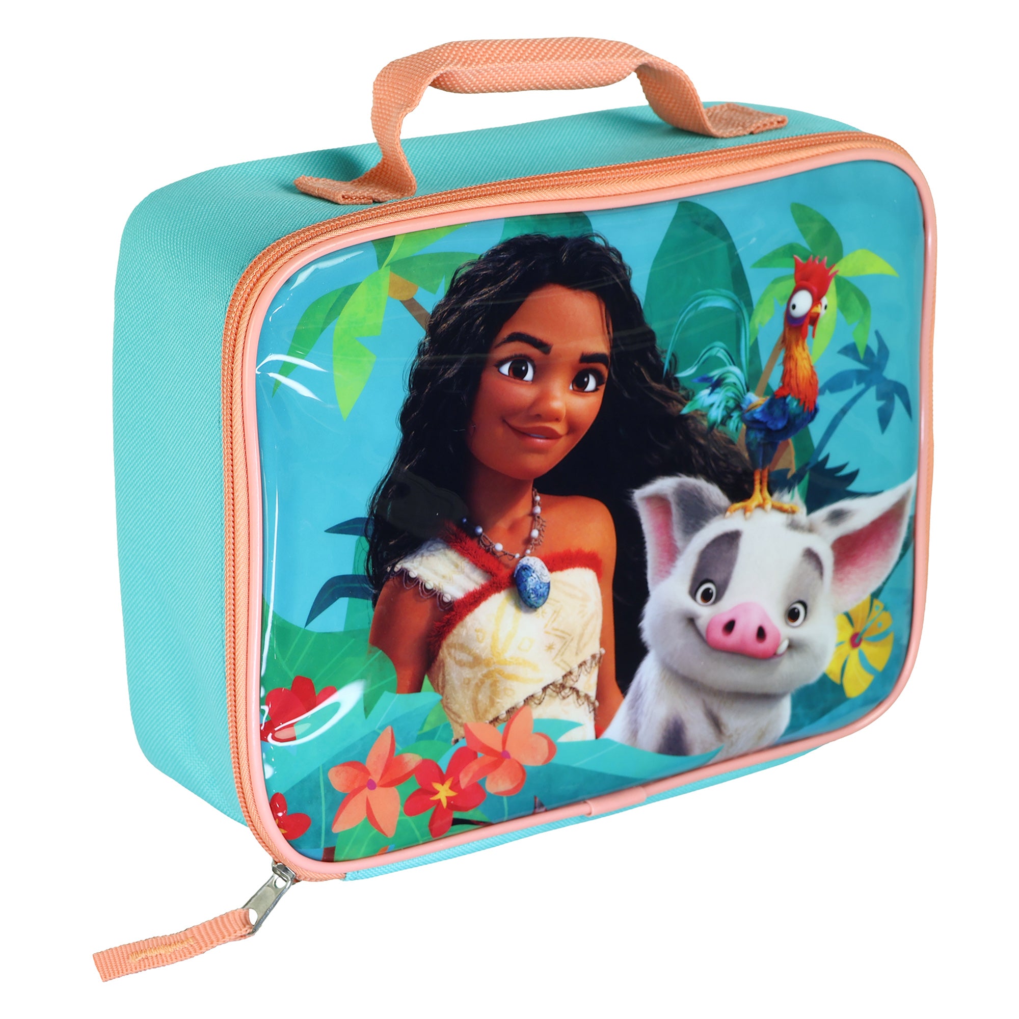 Disney Moana Lunch Box Insulated Full-Zip Soft Sided Tote Bag 10"