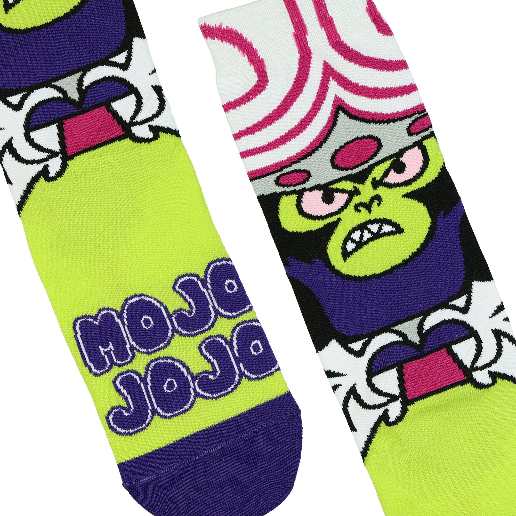 The Powerpuff Girls Mojo Jojo Men's Crew Socks 1-Pair, Character Sock, Size 8-12