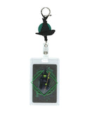 Wicked Retractable Reel Lanyard ID Badge Holder Elphaba Witch Hat Keychain