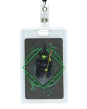 Wicked Retractable Reel Lanyard ID Badge Holder Elphaba Witch Hat Keychain