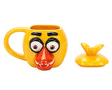 Five Nights At Freddy's Chica 15oz Sculpted Ceramic Mug With Lid