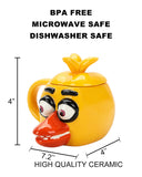 Five Nights At Freddy's Chica 15oz Sculpted Ceramic Mug With Lid