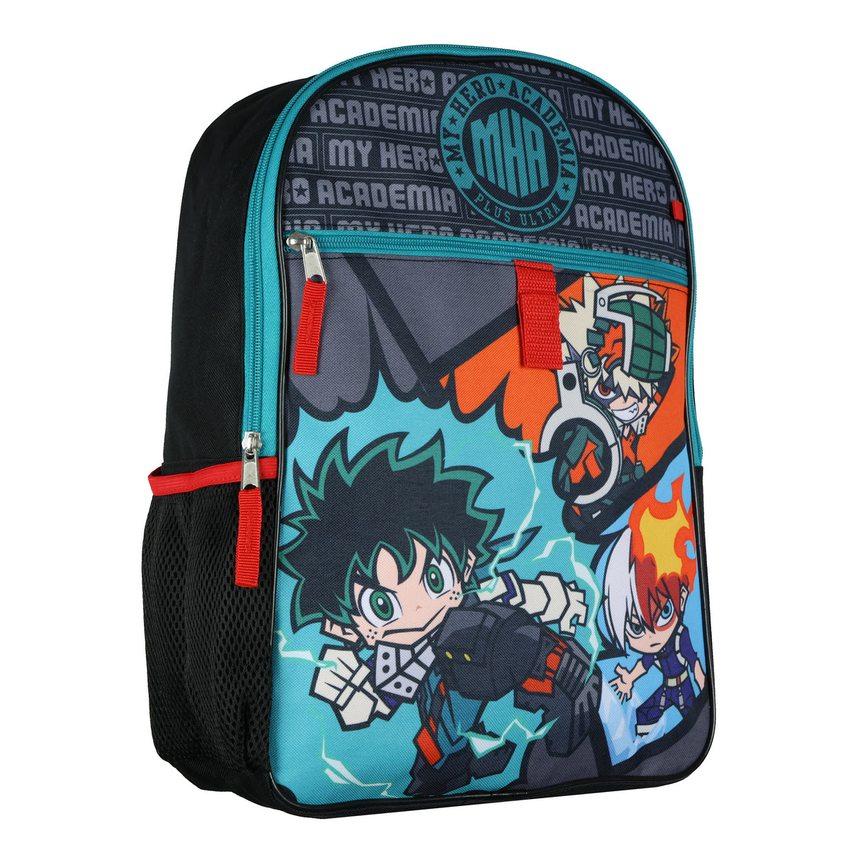 My Hero Academia Backpack Deku Shoto Bakugo Kawaii Chibi 5 Piece Set School Bag