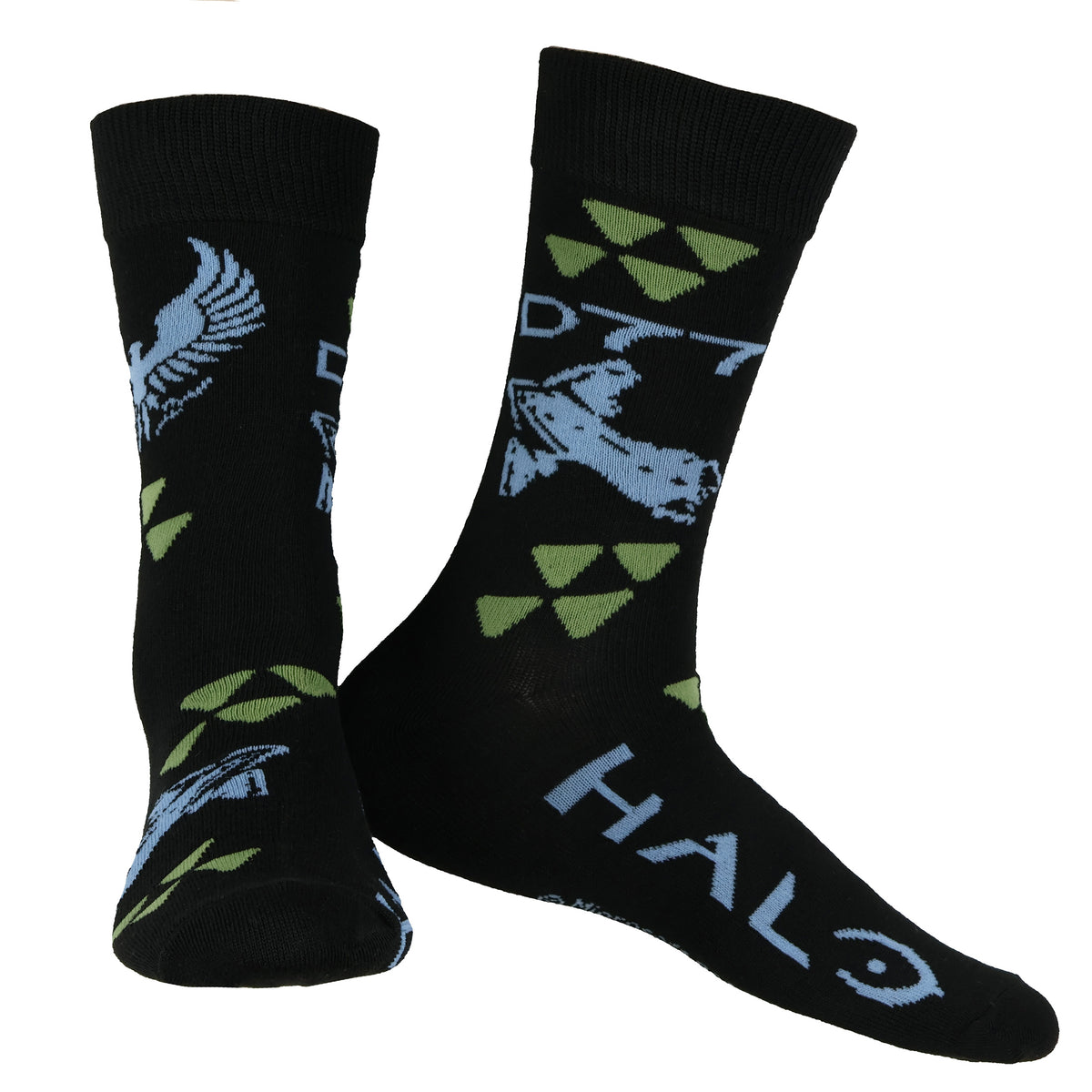 Halo Socks Men's Master Chief Military Game 5-Pair Pack Mid-Calf Crew Socks