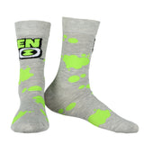 Ben 10 Socks Goop and Omnitrix Designs Adult Mid-Calf Crew Socks 2 Pairs
