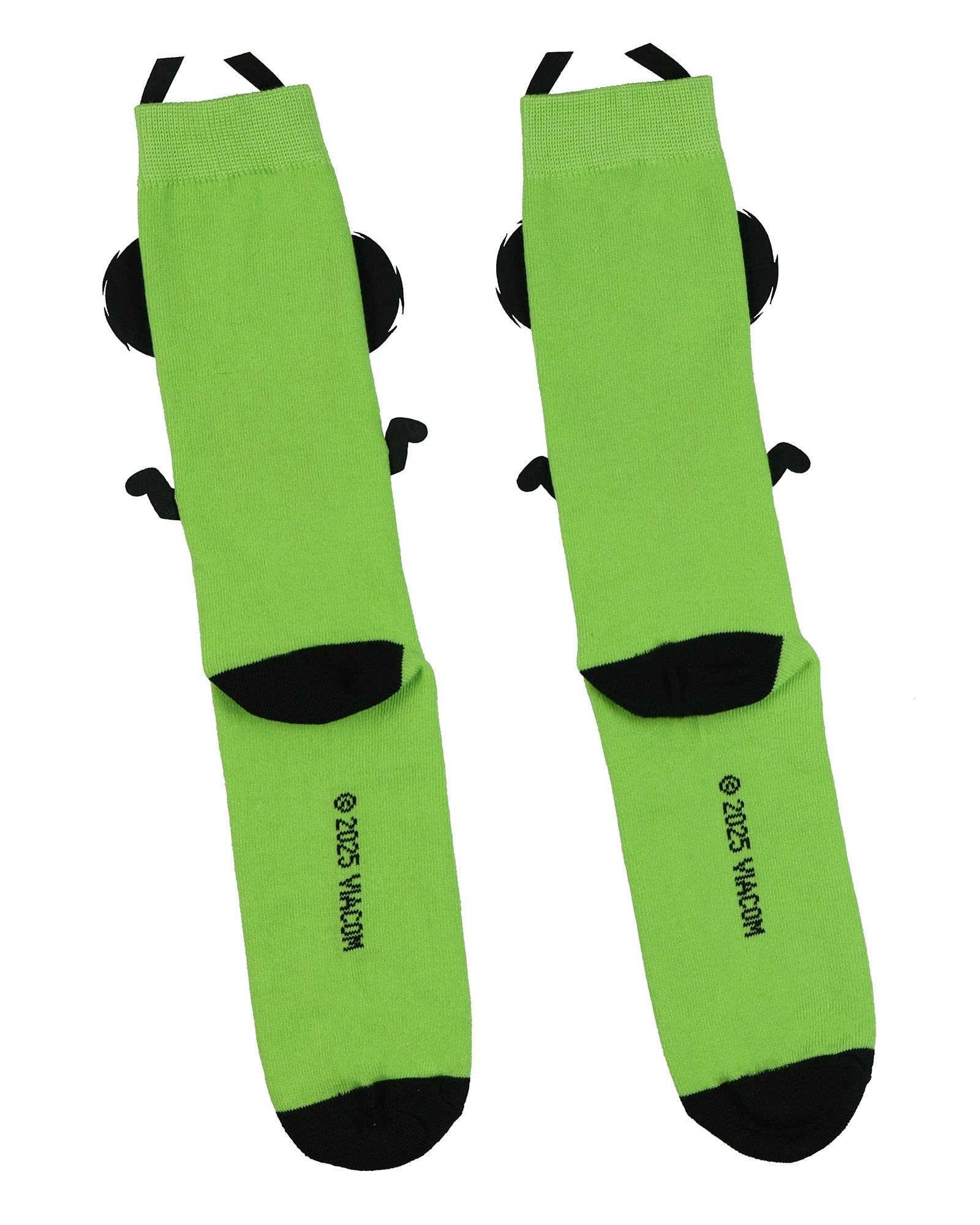 Invader Zim Socks Men's GIR 3D Design Novelty Mid-Calf Crew Socks 1 Pair