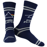 Pink Floyd Socks Men's Icon And Logo Rock Band Crew 5 Pair Crew Sock 10-13