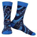 Pink Floyd Socks Men's Icon And Logo Rock Band Crew 5 Pair Crew Sock 10-13