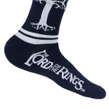 Lord of the Rings White Tree Of Gondor Design Mid-Calf Adult Crew Socks