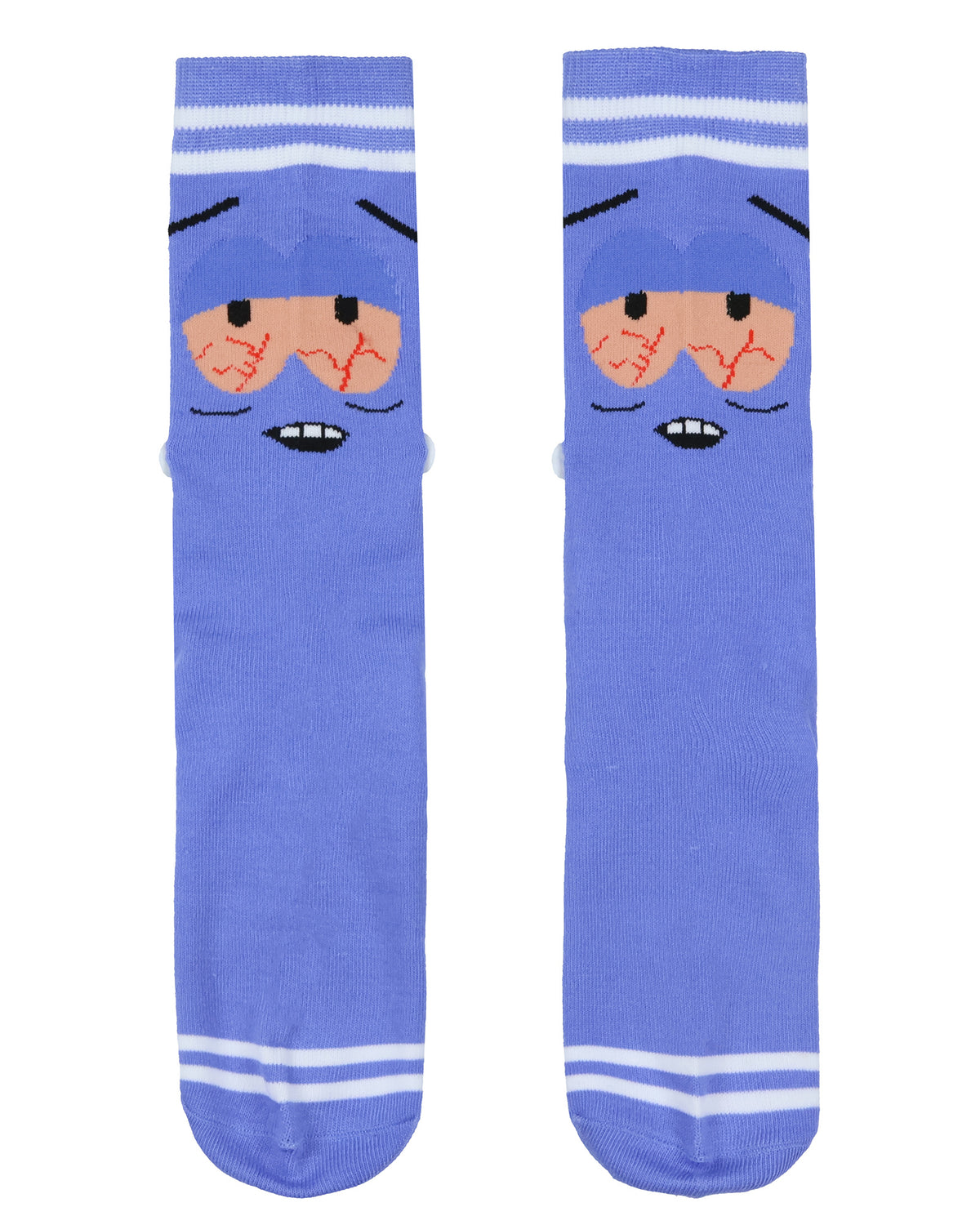 South Park Towelie Character with 3D Arms Adult Mid-Calf Crew Socks 1 Pair