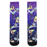 Rick and Morty Socks Falling Through Space Sublimated Crew Sock 8-12