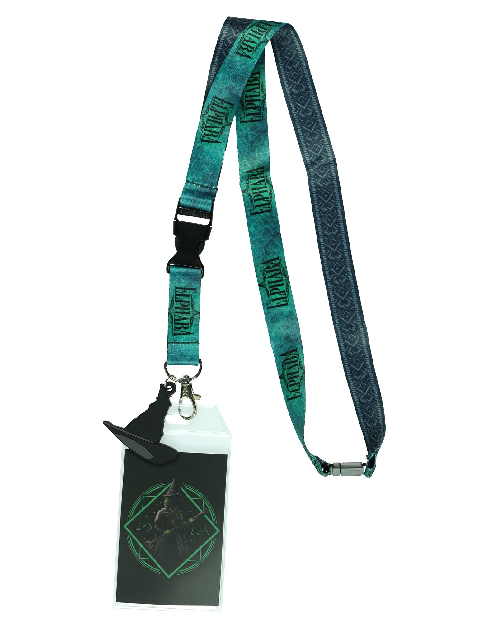 Wicked Lanyard Elphaba Witch Hat Charm Breakaway ID Badge Holder