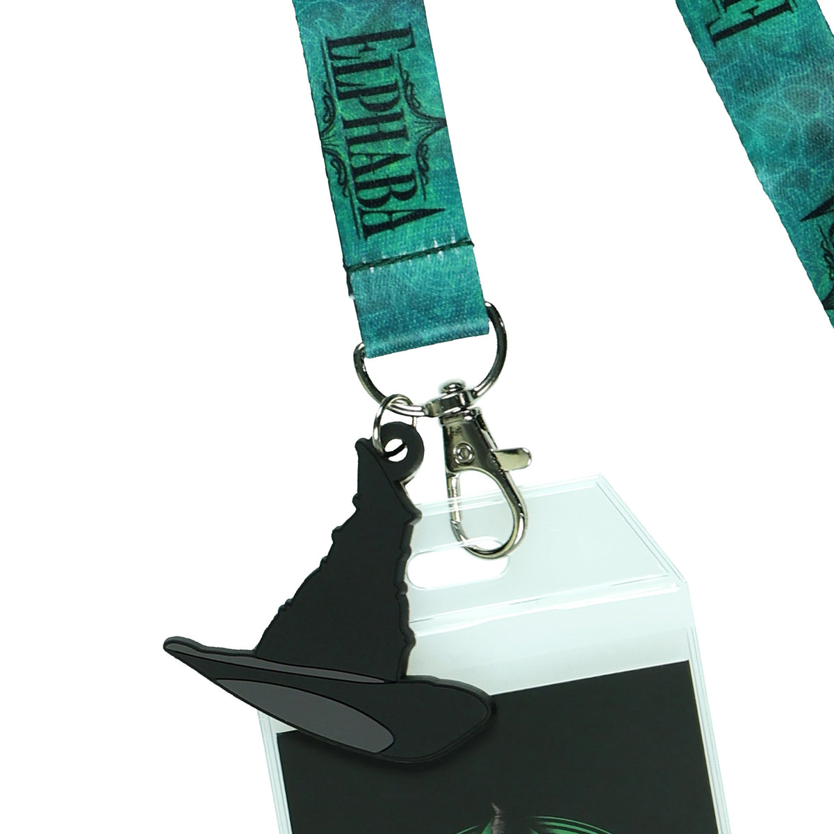 Wicked Lanyard Elphaba Witch Hat Charm Breakaway ID Badge Holder