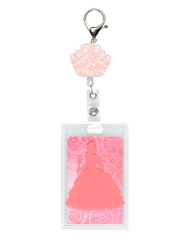Wicked Retractable Reel Lanyard Glinda The Good Witch ID Badge Holder Keychain