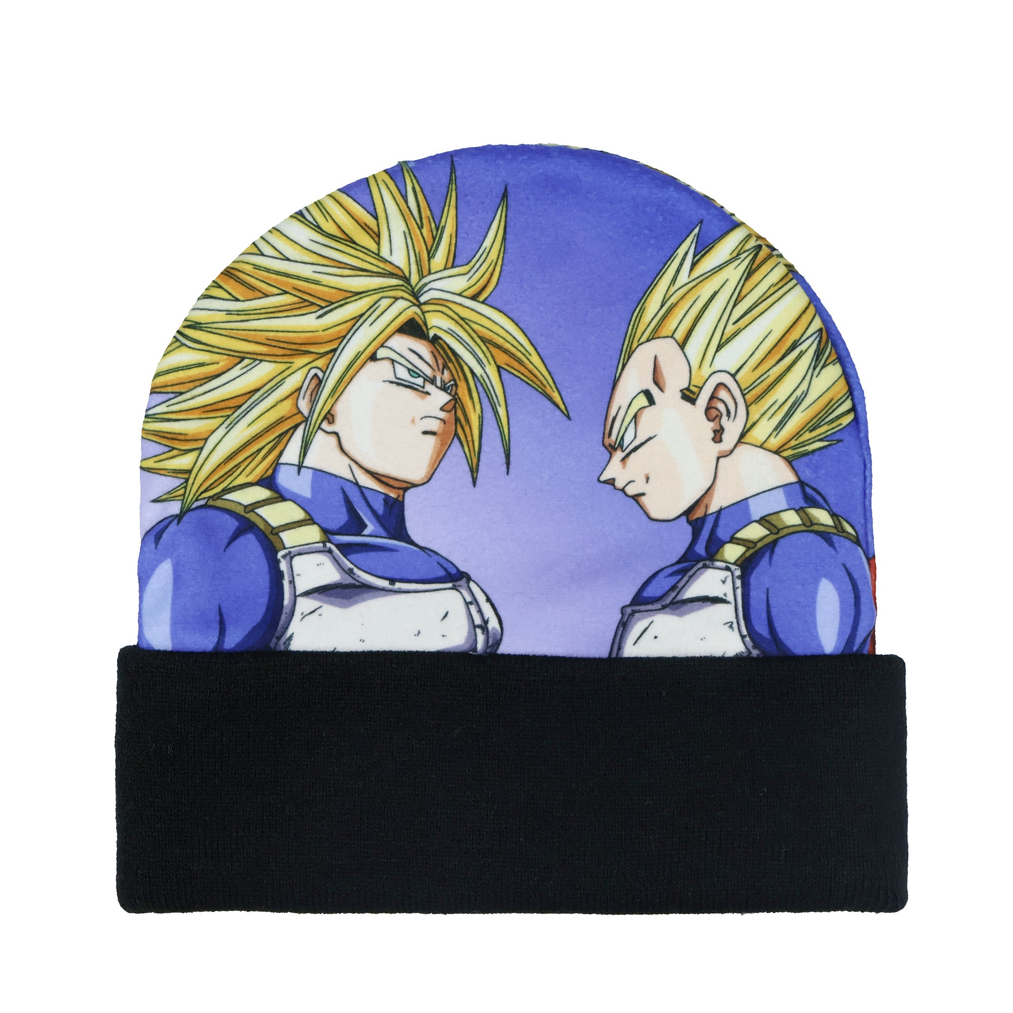 Dragon Ball Z Beanie Super Saiyan Goku Gohan Sublimation Fleece Knit Cuffed Hat
