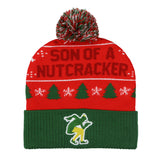 Elf The Movie Beanie Ugly Sweater Adult Knit Embroidered Cuffed Beanie Hat