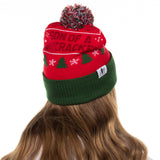 Elf The Movie Beanie Ugly Sweater Adult Knit Embroidered Cuffed Beanie Hat