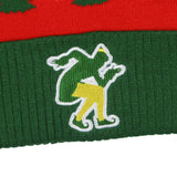 Elf The Movie Beanie Ugly Sweater Adult Knit Embroidered Cuffed Beanie Hat