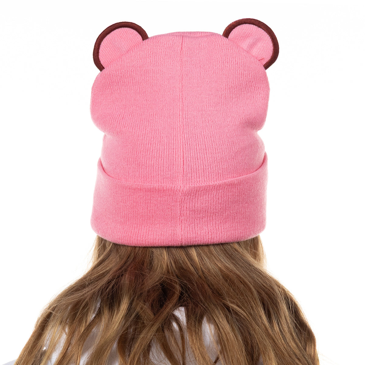 Gloomy Bear Beanie Embroidered Face Design Adult Knitted Winter Hat