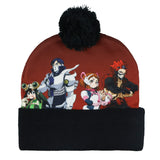 My Hero Academia Beanie Character Design Sublimated Knit Cuffed Winter Hat