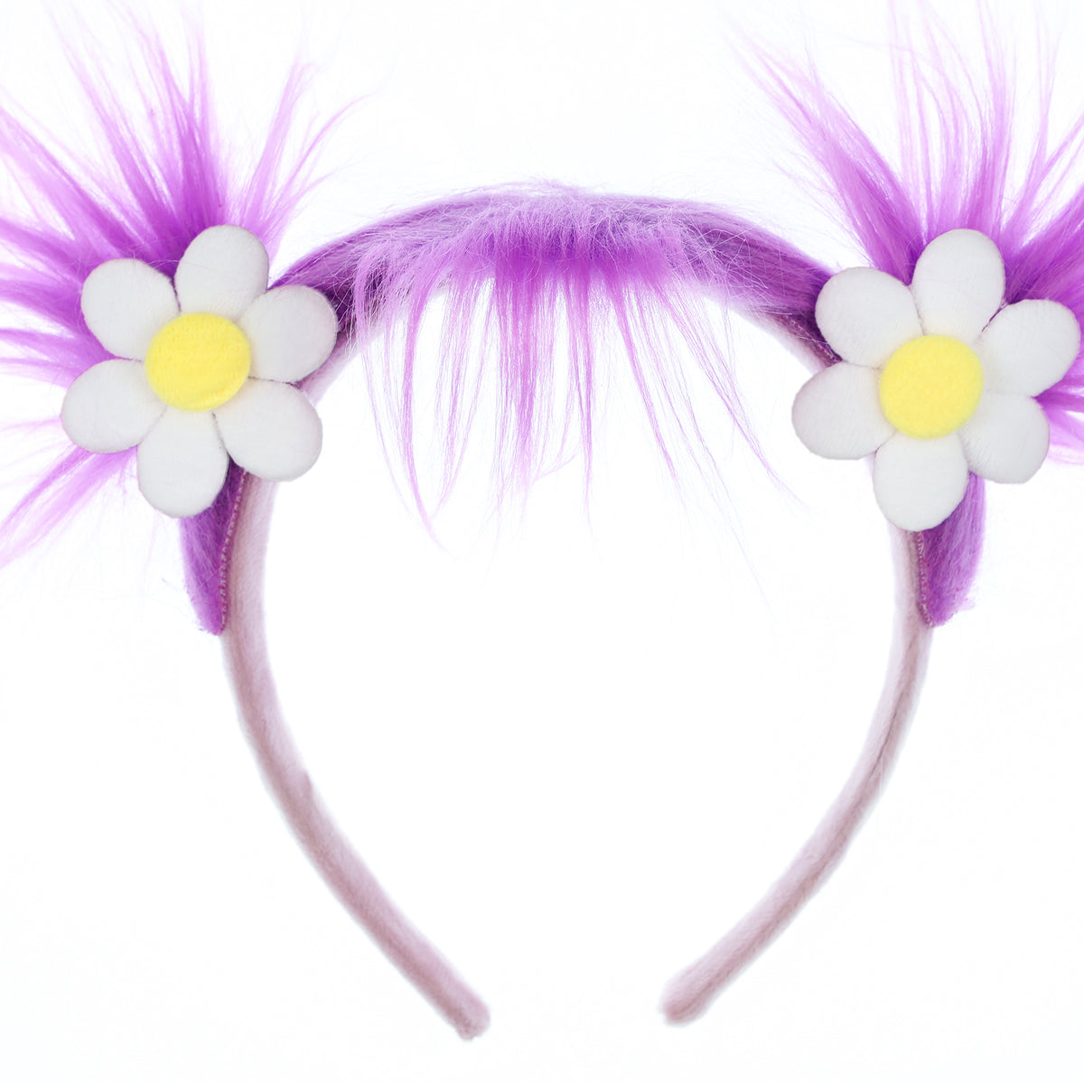 Sesame Street Abby Cadabby Character Headband with Hair and Flowers for Women