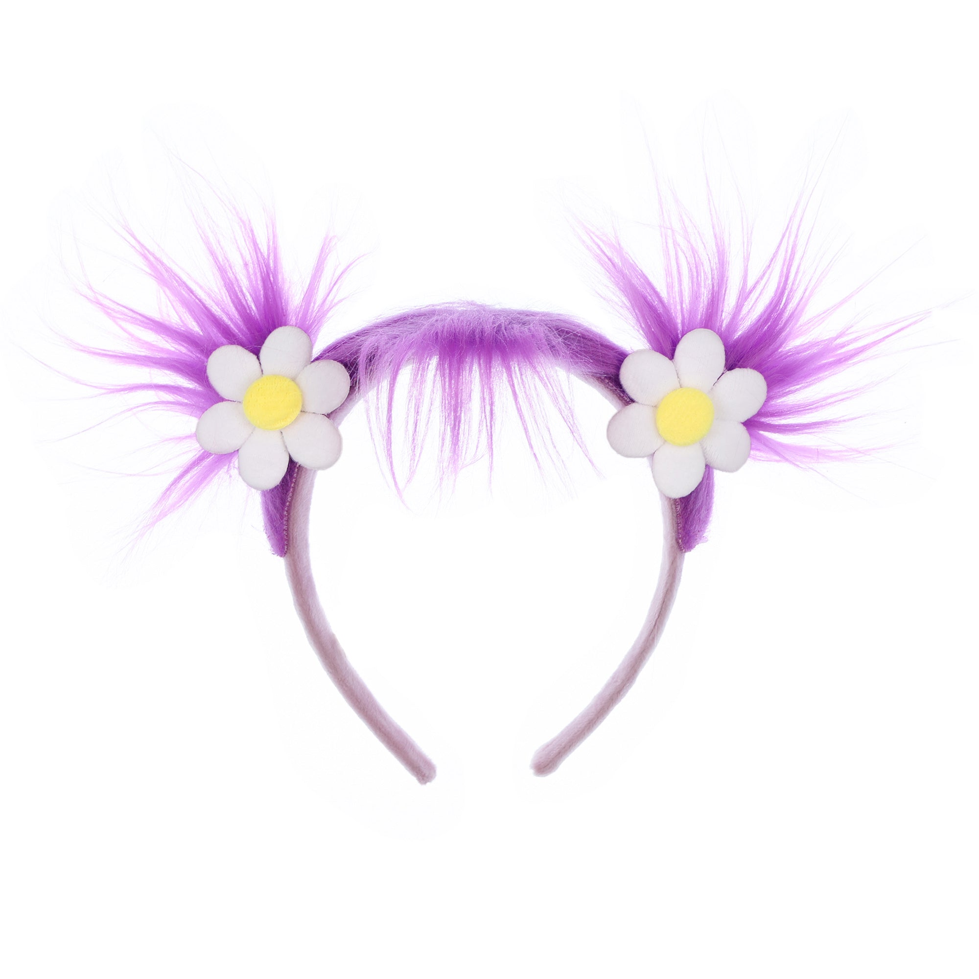 Sesame Street Abby Cadabby Character Headband with Hair and Flowers for Women