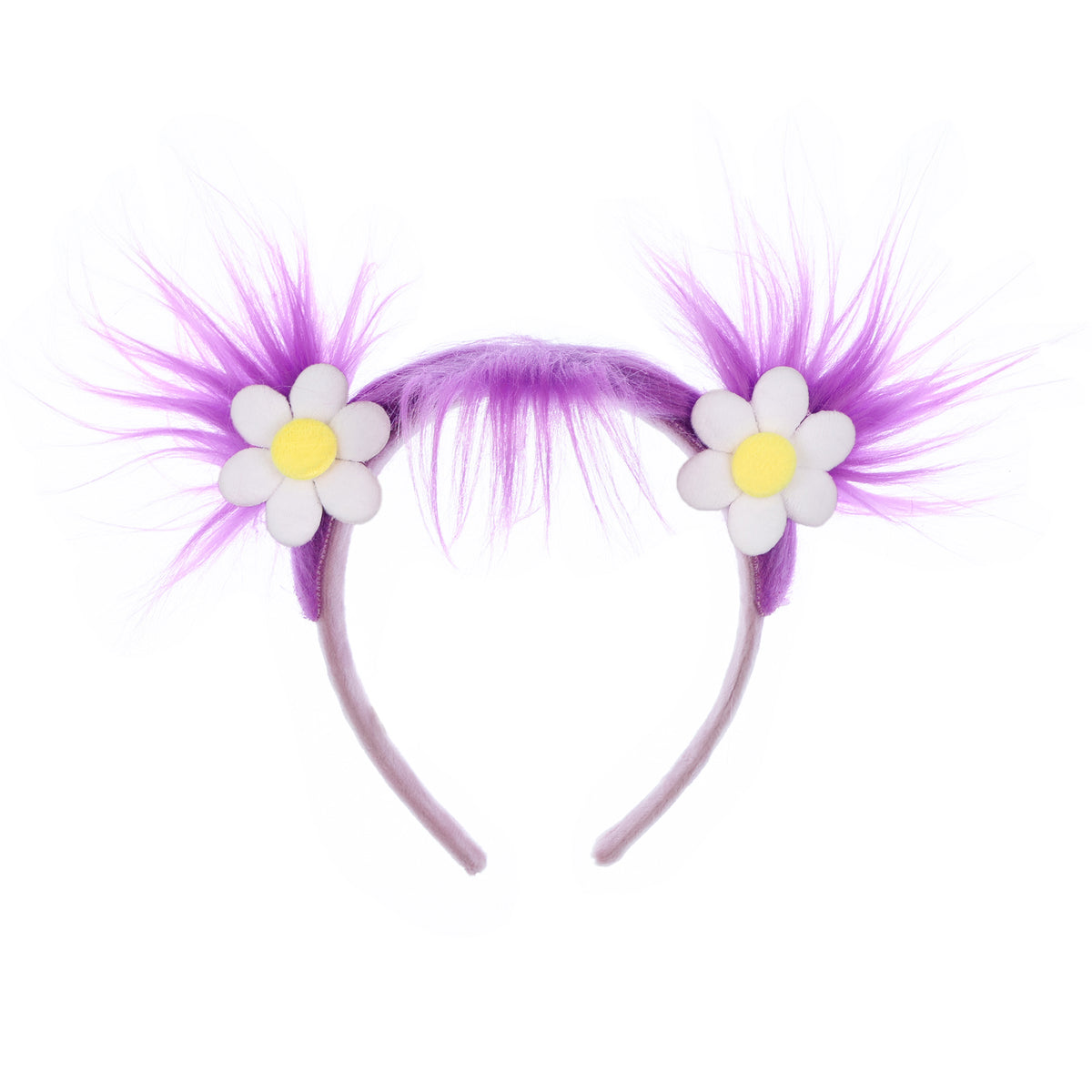 Sesame Street Abby Cadabby Character Headband with Hair and Flowers for Women