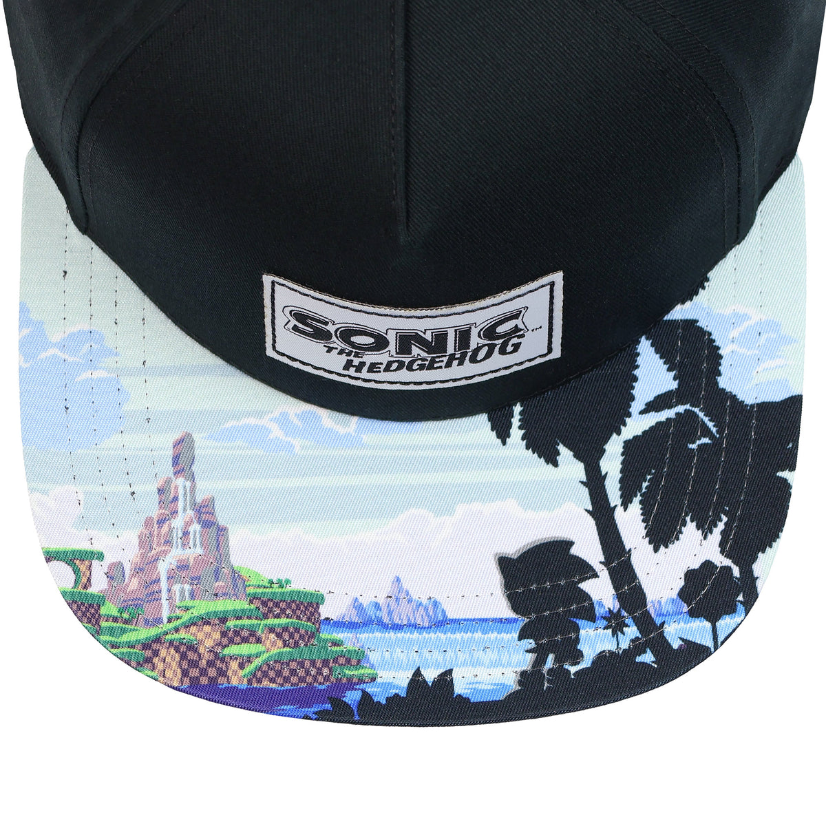 Sonic the Hedgehog Boys' Flat-Brim Hat Angel Island Snapback OSFM Baseball Cap