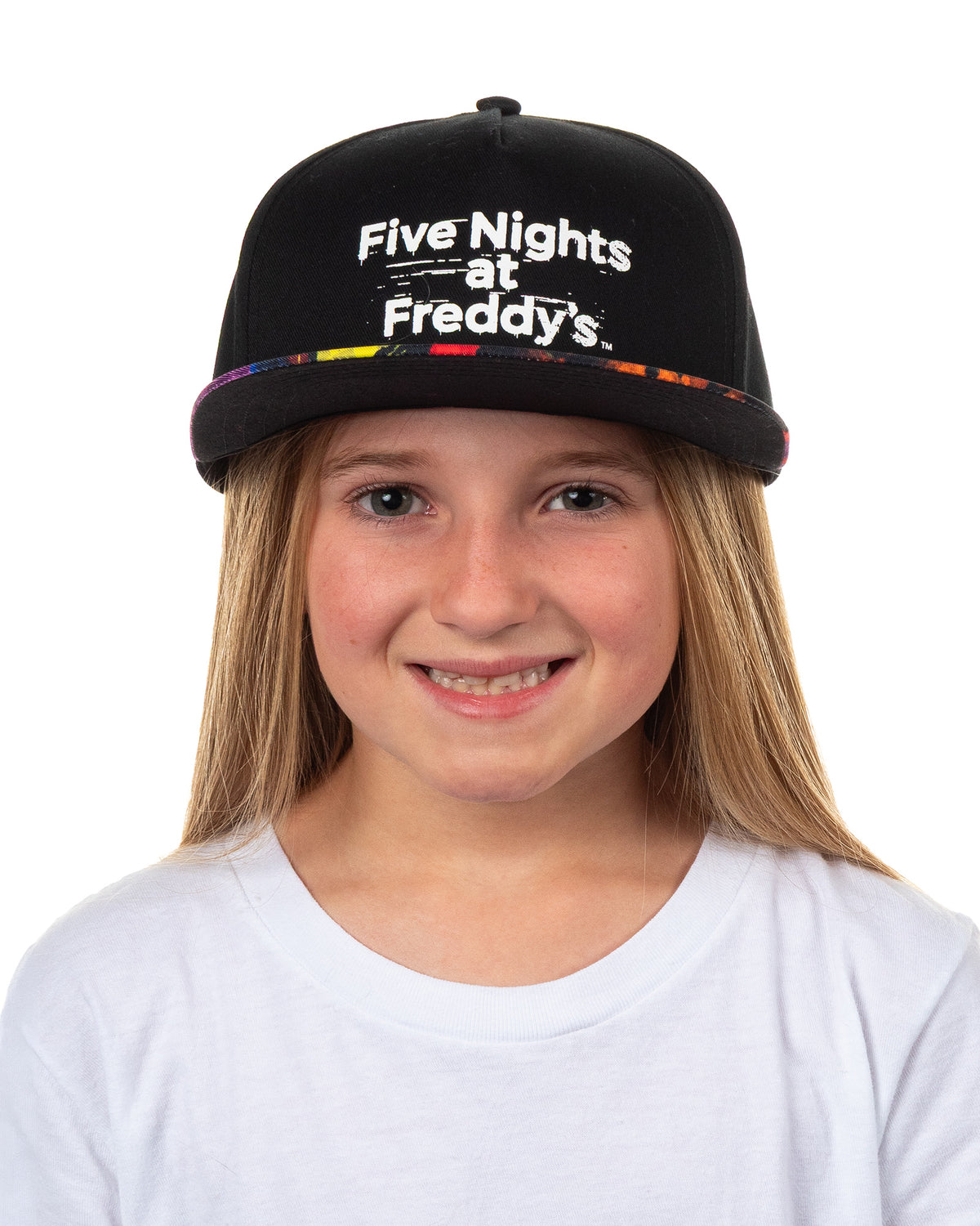 Five Nights at Freddy's Boys' Flat-Brim Hat FNAF Snapback OSFM Baseball Cap