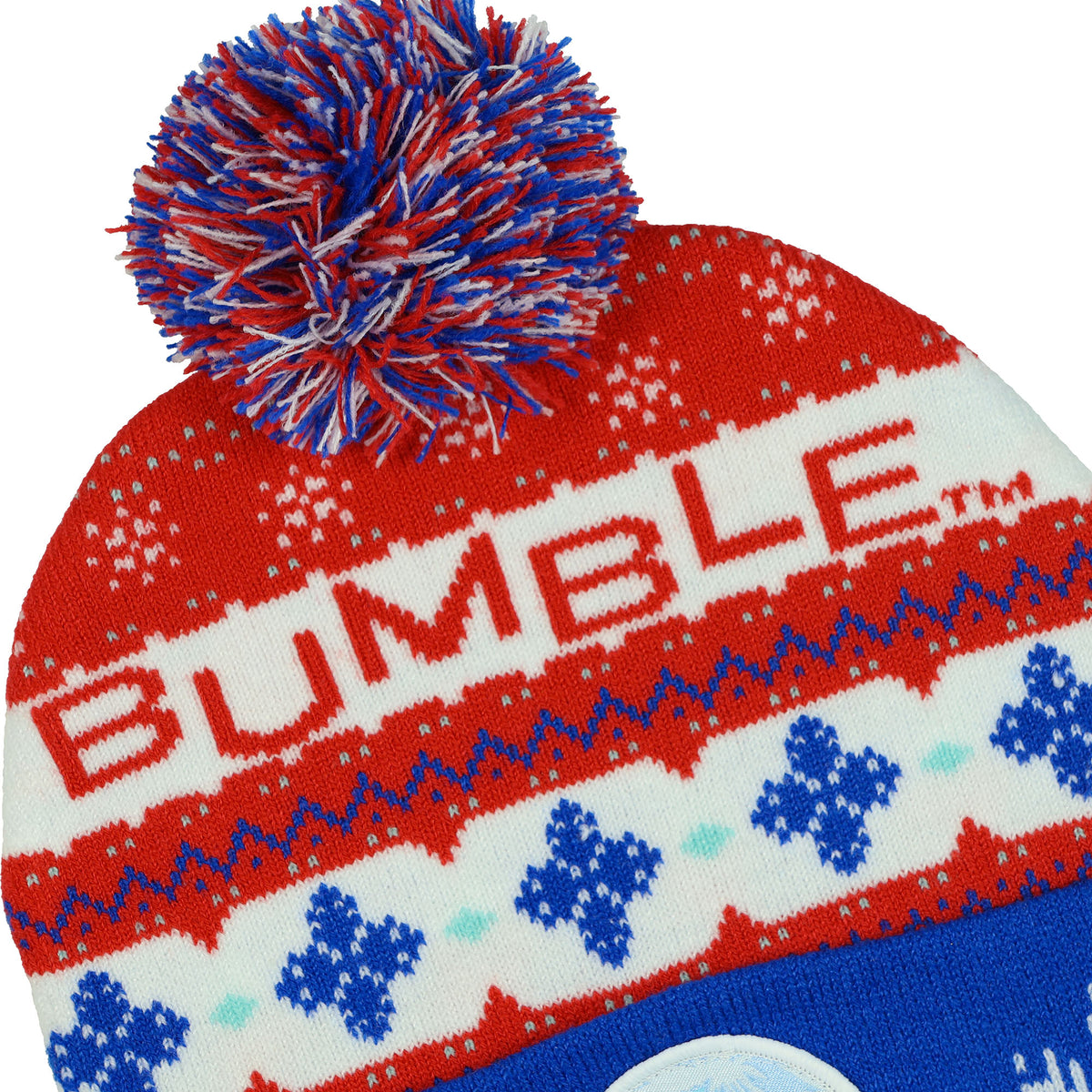 Rudolph the Red-Nosed Reindeer Beanie Bumble Ugly Sweater Knit Hat Adult, OSFM