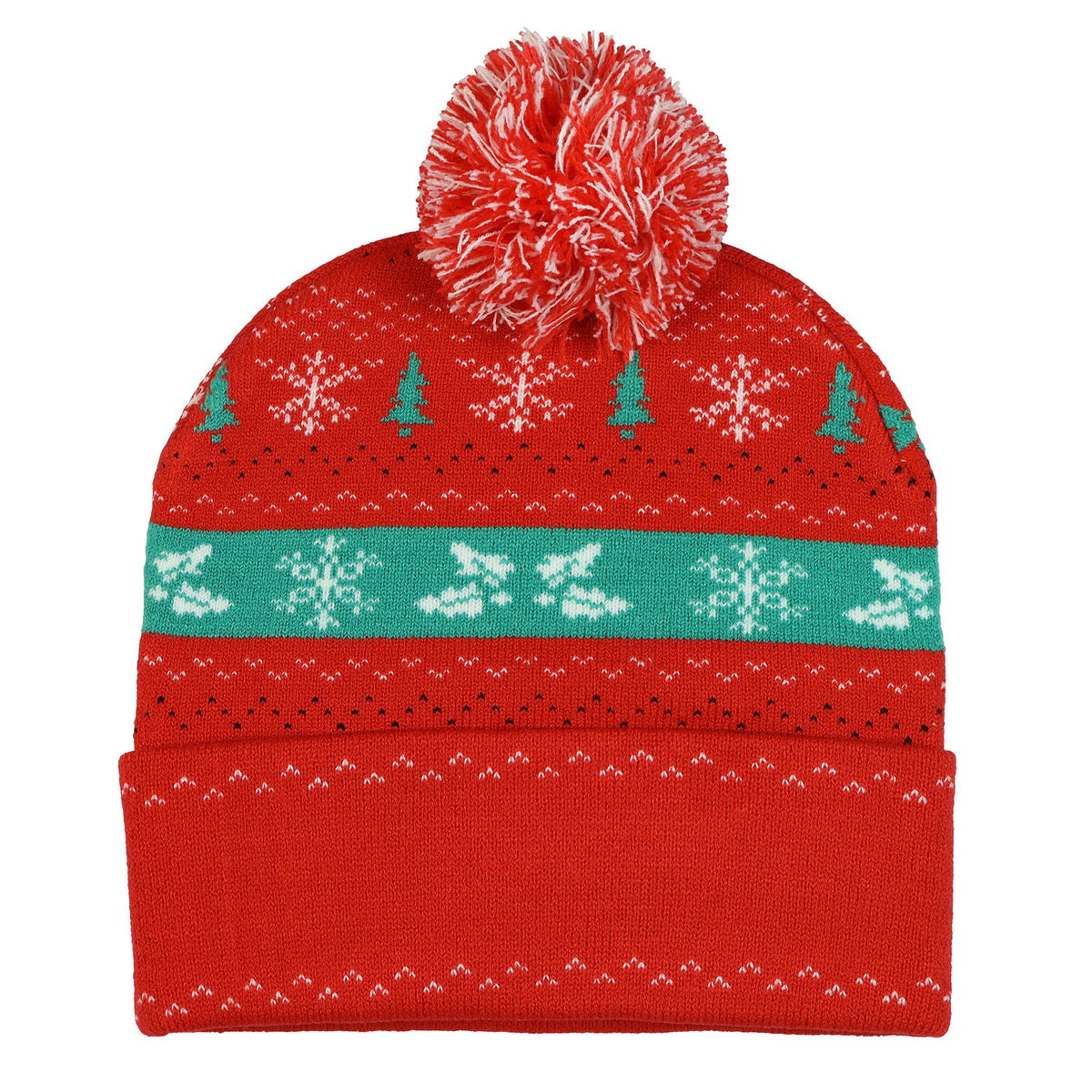 Disney Donald Duck Beanie Ugly Sweater Cuff Knit Pom Hat Adult, OSFM