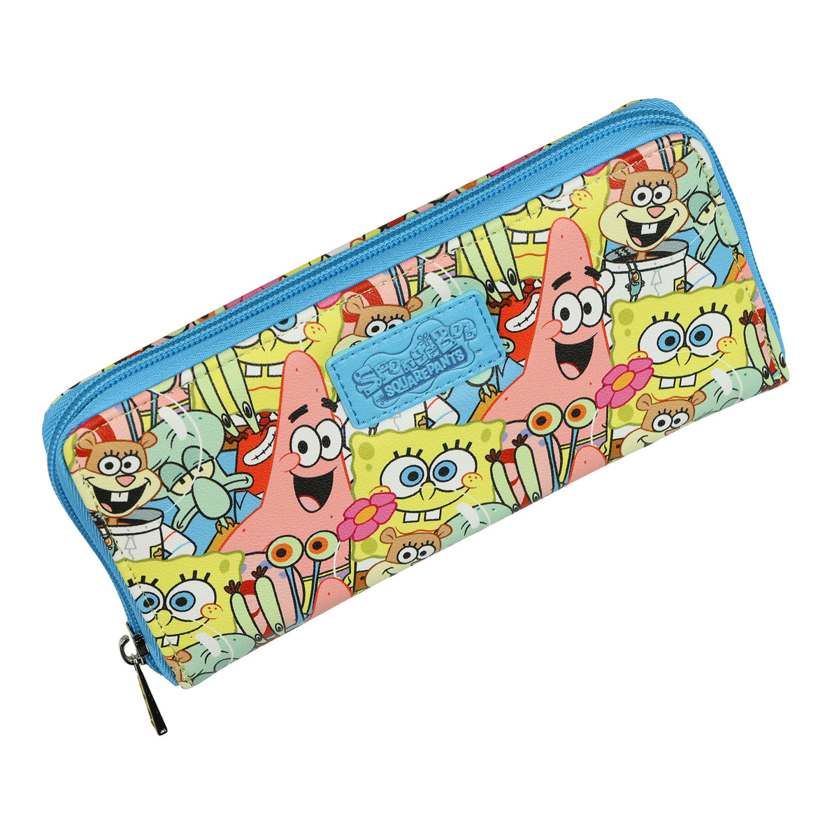 Nickelodeon SpongeBob SquarePants Zip Around Wallet AOP Character Collage