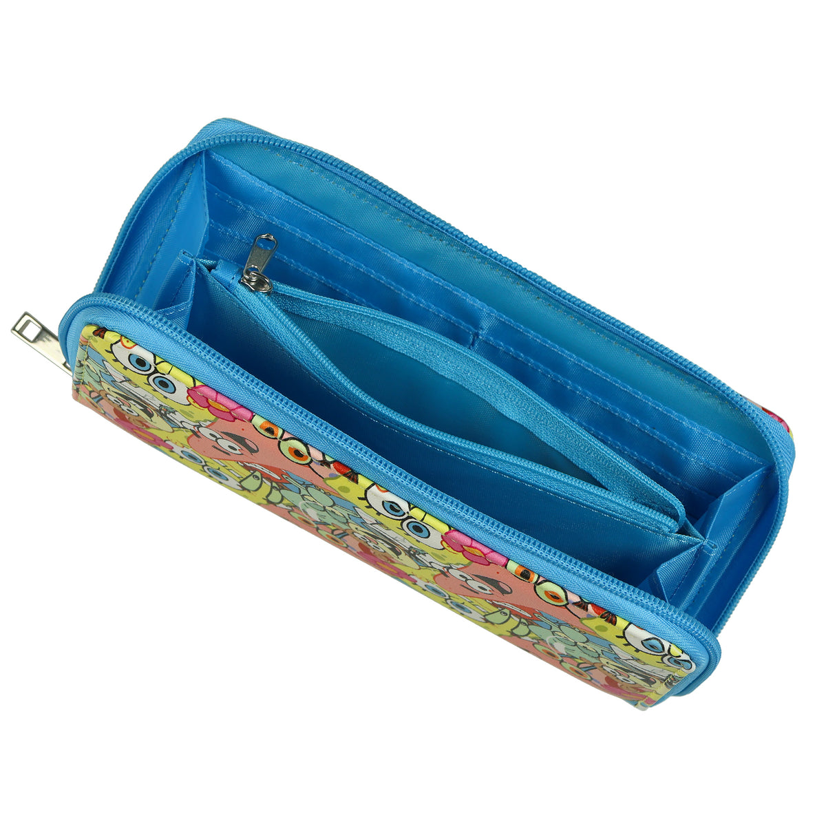 Nickelodeon SpongeBob SquarePants Zip Around Wallet AOP Character Collage