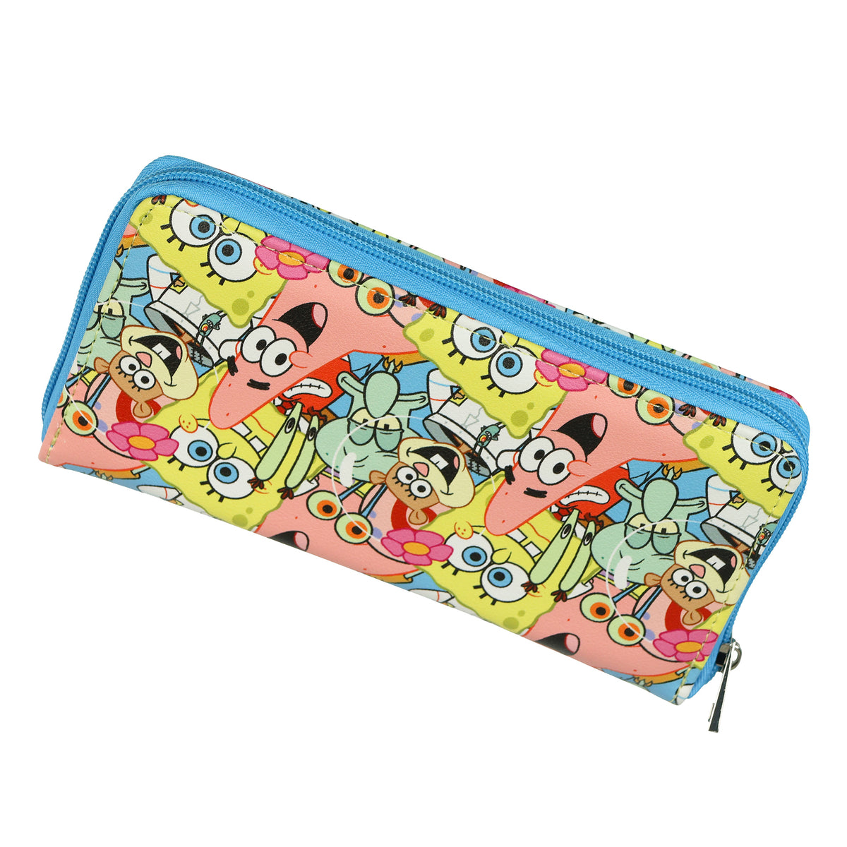 Nickelodeon SpongeBob SquarePants Zip Around Wallet AOP Character Collage