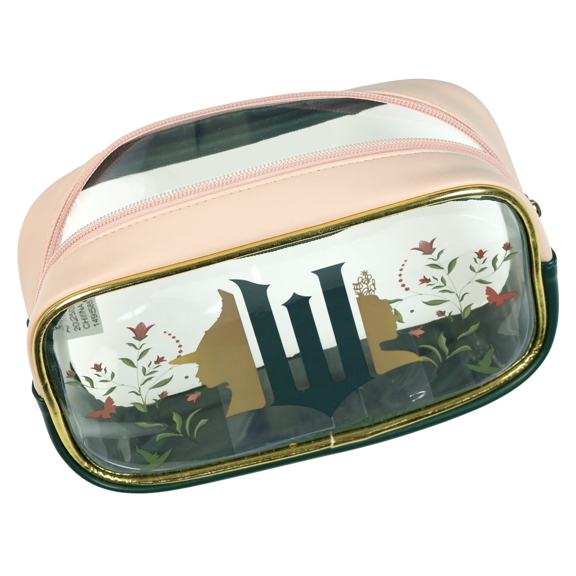 Wicked 3-Piece Toiletry Set with Clear Cosmetic Bag Storage Gift Set