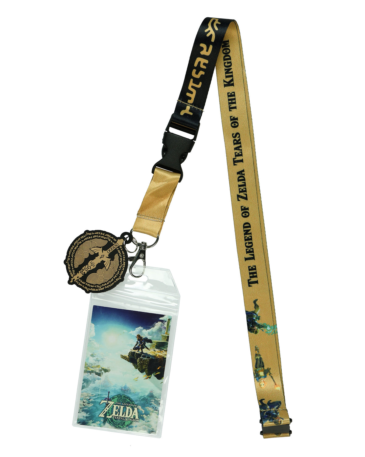 The Legend of Zelda Lanyard Tears of The Kingdom ID Badge Holder Keychain