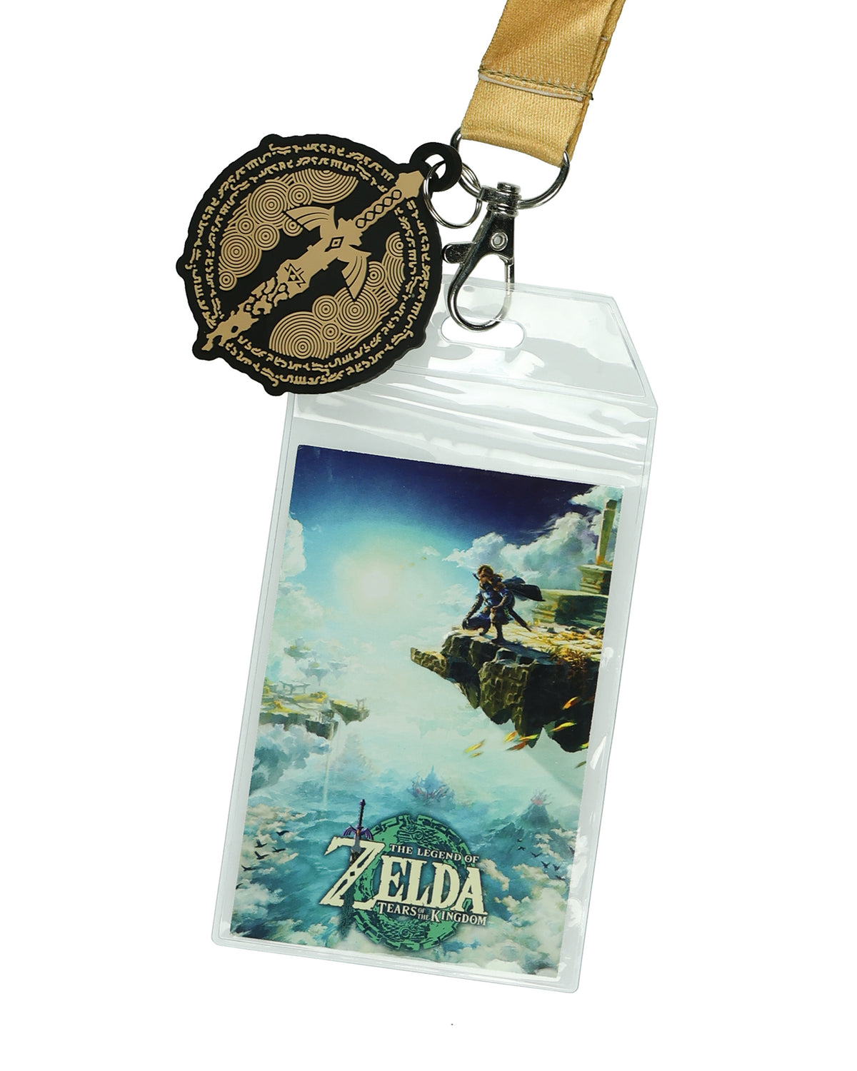 The Legend of Zelda Lanyard Tears of The Kingdom ID Badge Holder Keychain