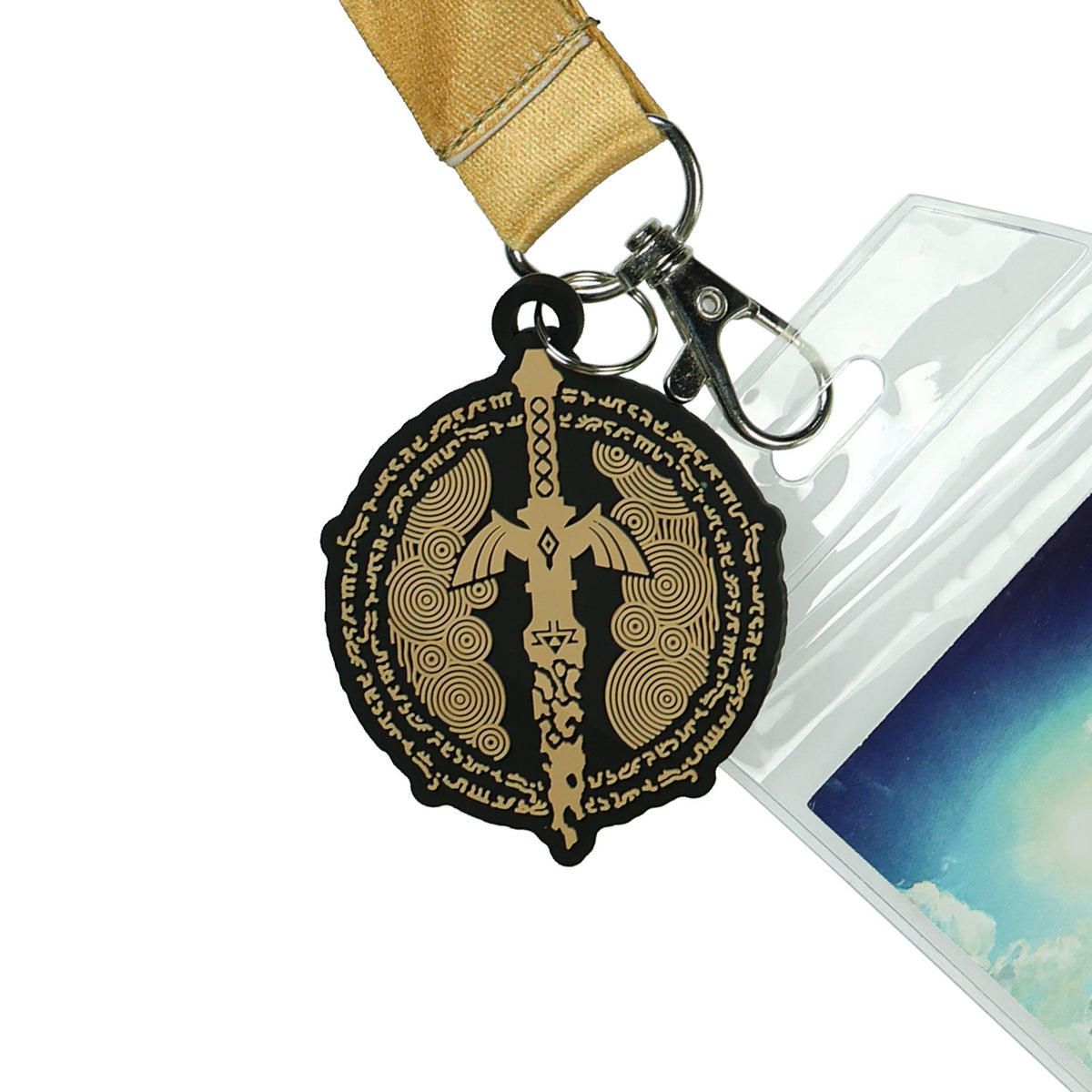 The Legend of Zelda Lanyard Tears of The Kingdom ID Badge Holder Keychain