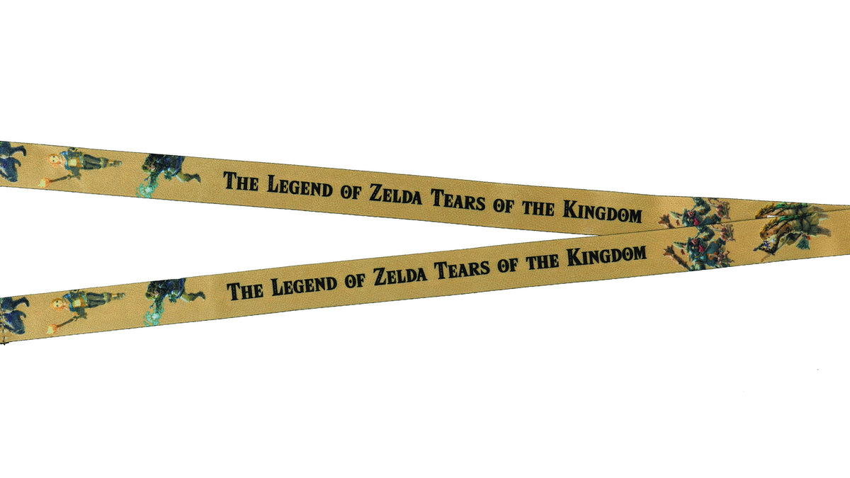 The Legend of Zelda Lanyard Tears of The Kingdom ID Badge Holder Keychain