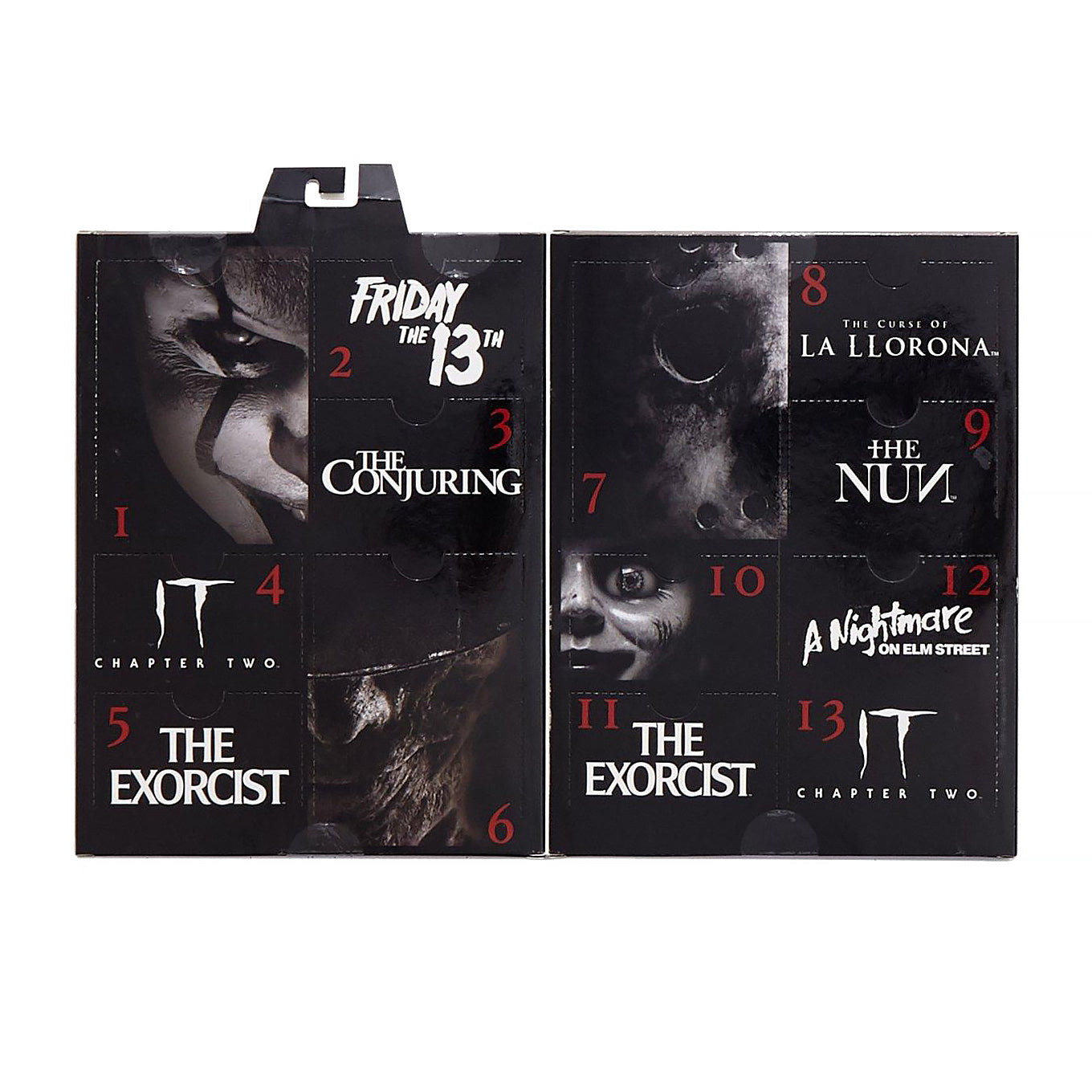 Horror Movies 13 Scary Days Of Socks Ankles And Crews Gift Box Set