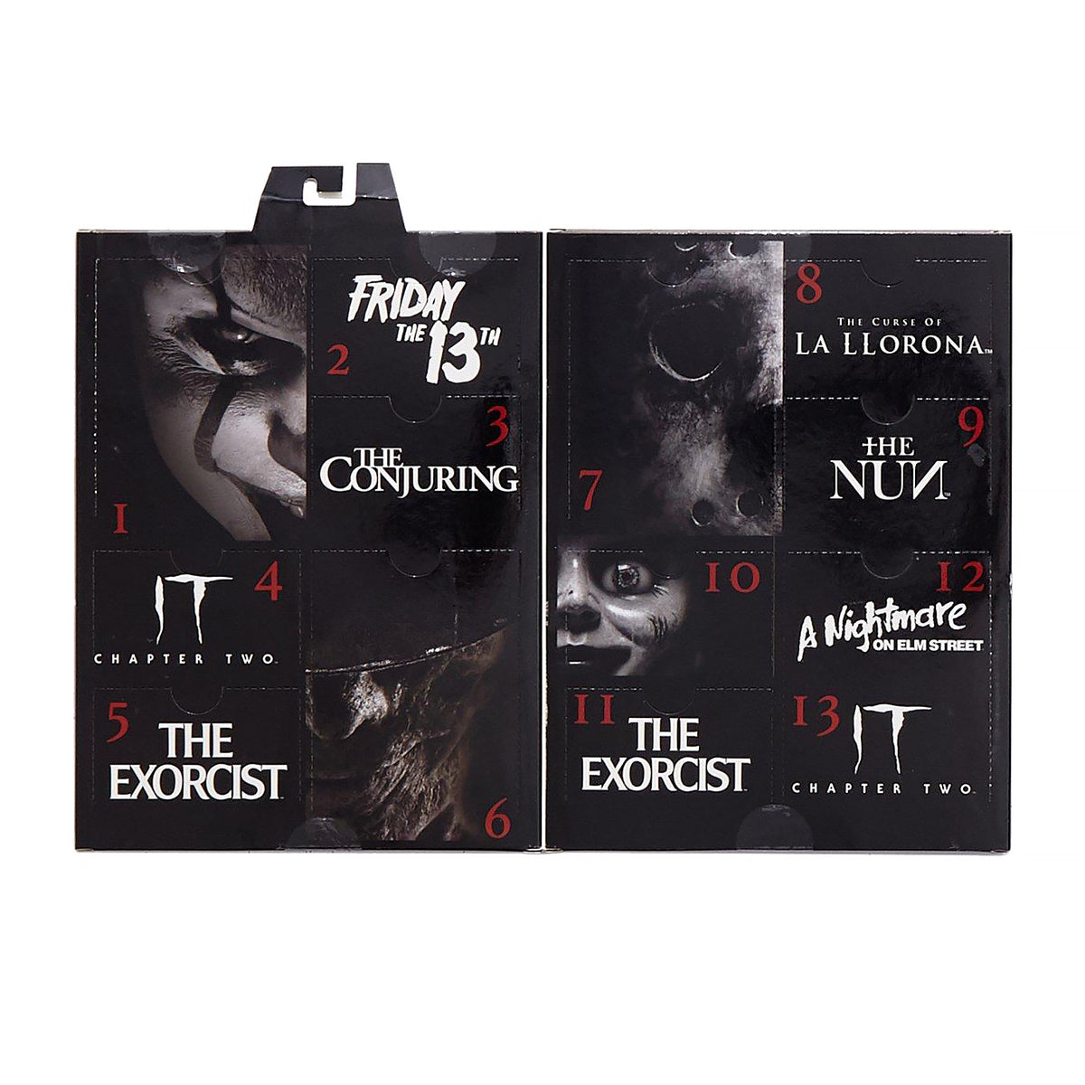 Horror Movies 13 Scary Days Of Socks Ankles And Crews Gift Box Set